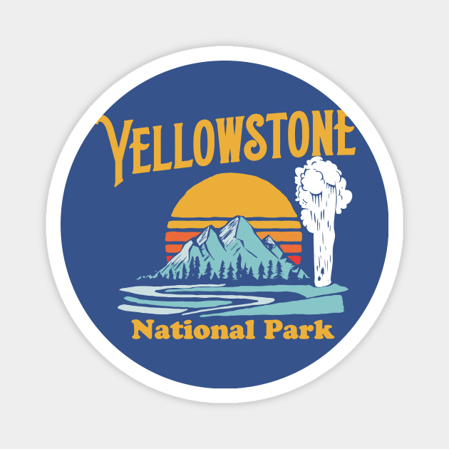 Yellowstone National Park 2 (2) Magnet by lacalao